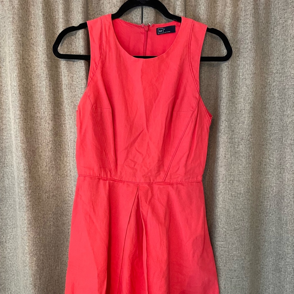 Linen A-line Dress